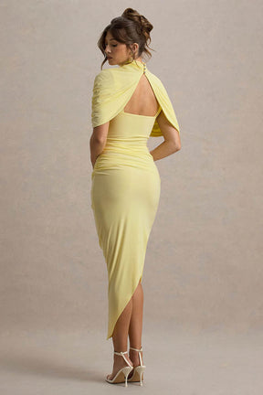 Cape Waist Midi Dress
