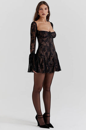 Midnight Muse Strapless Mini Dress