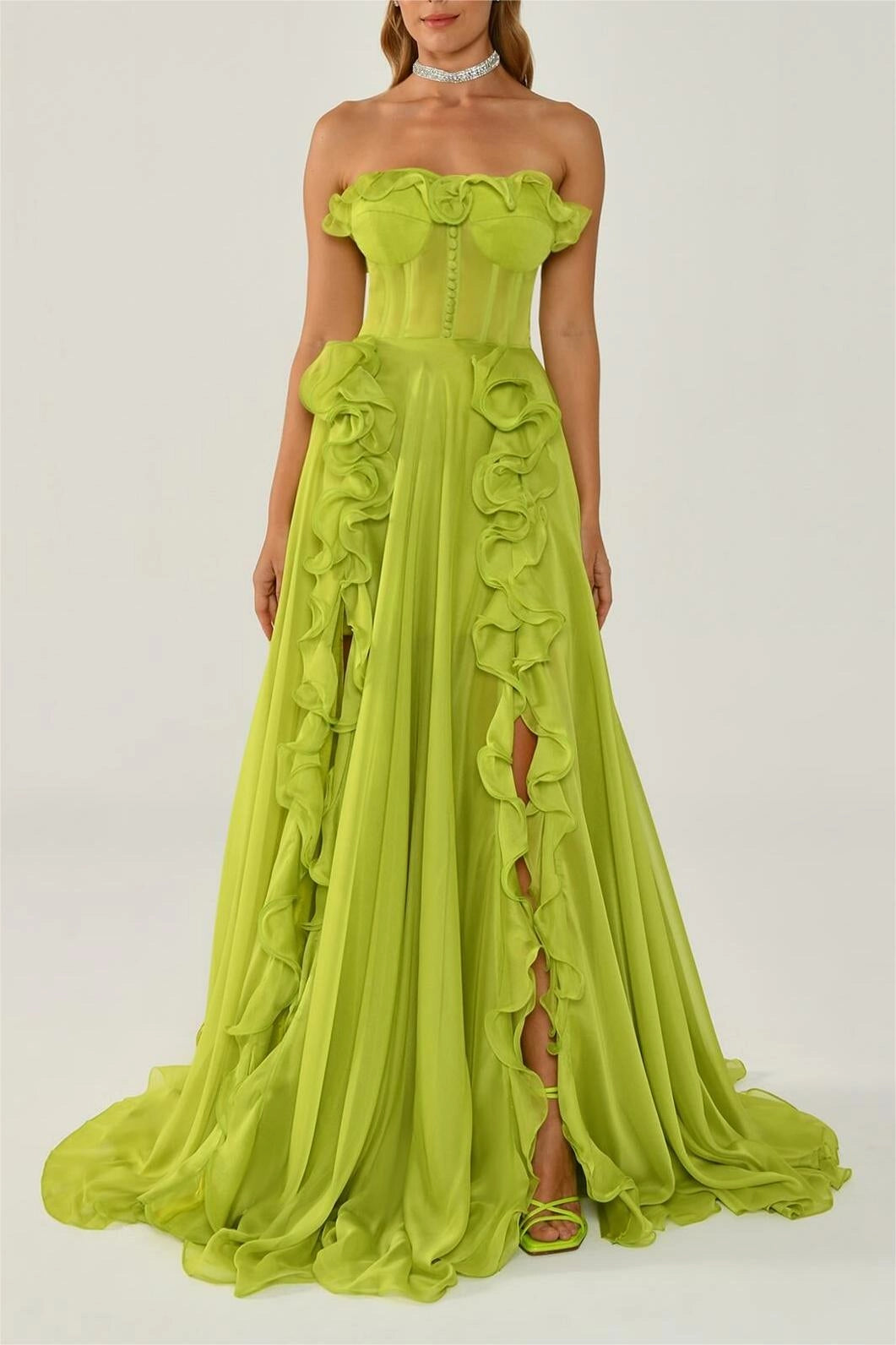 Aurora Ruffle Maxi Dress