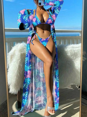 Garden Veil Bikini Set